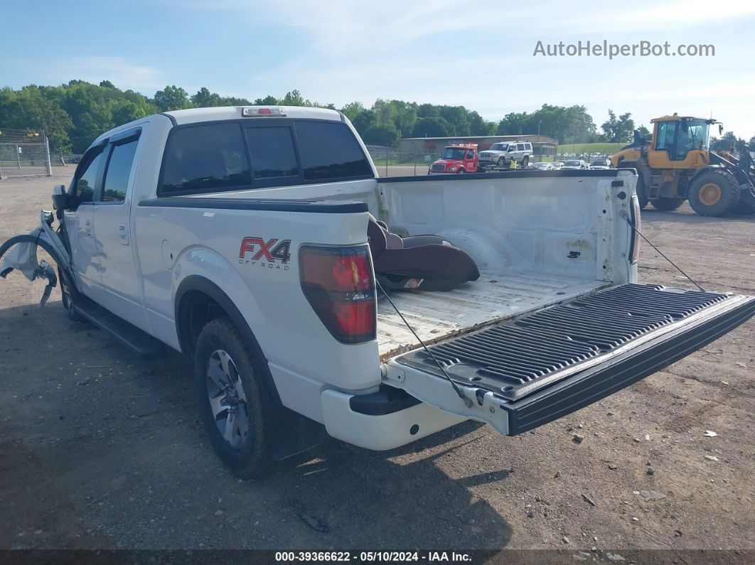 2014 Ford F-150 Fx4 White vin: 1FTFW1ET7EFB49768