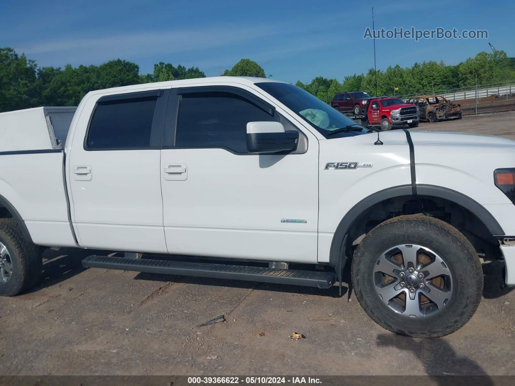 2014 Ford F-150 Fx4 White vin: 1FTFW1ET7EFB49768