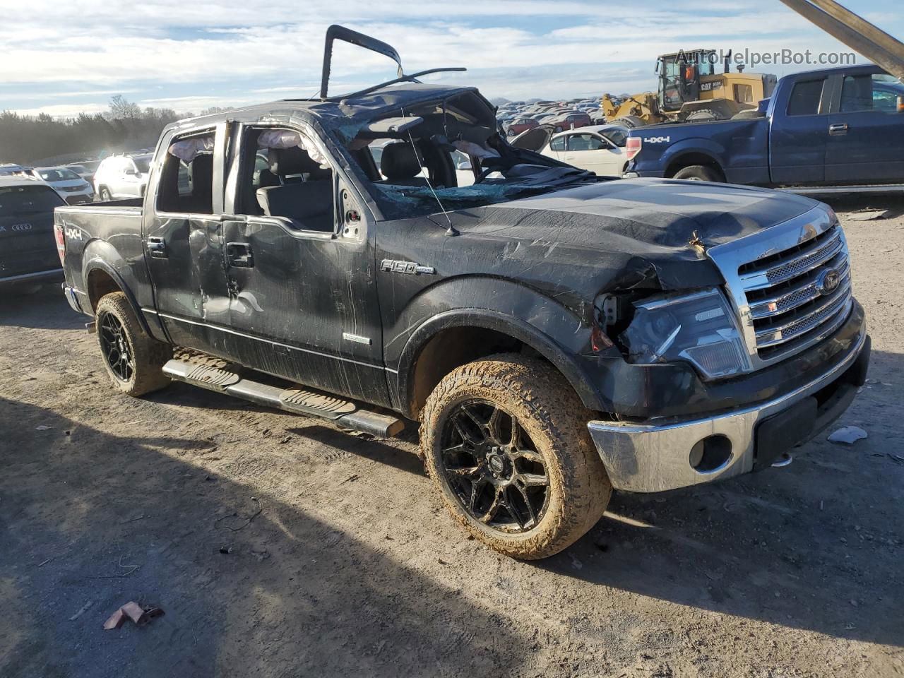 2014 Ford F150 Supercrew Black vin: 1FTFW1ET7EFC38899