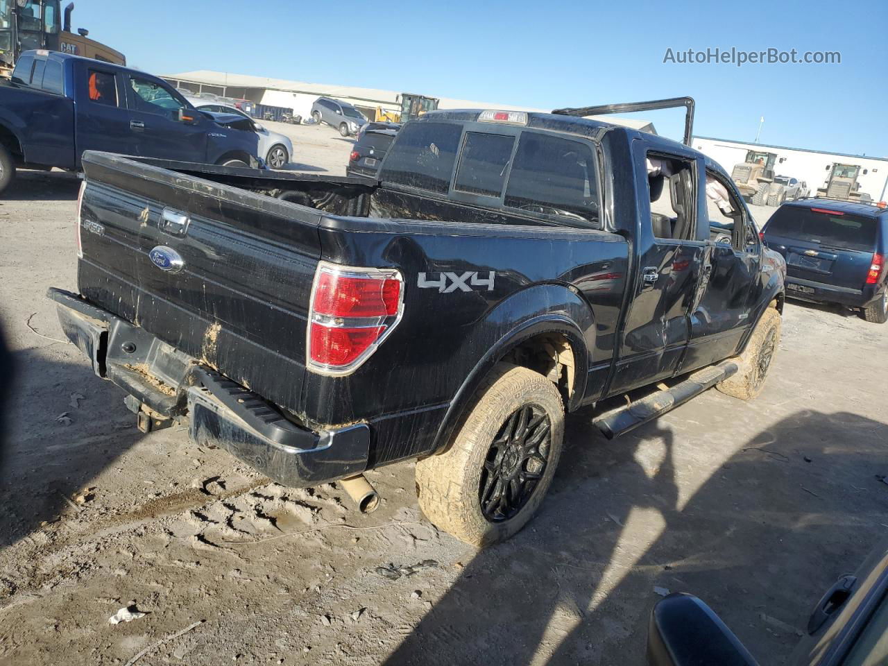 2014 Ford F150 Supercrew Black vin: 1FTFW1ET7EFC38899