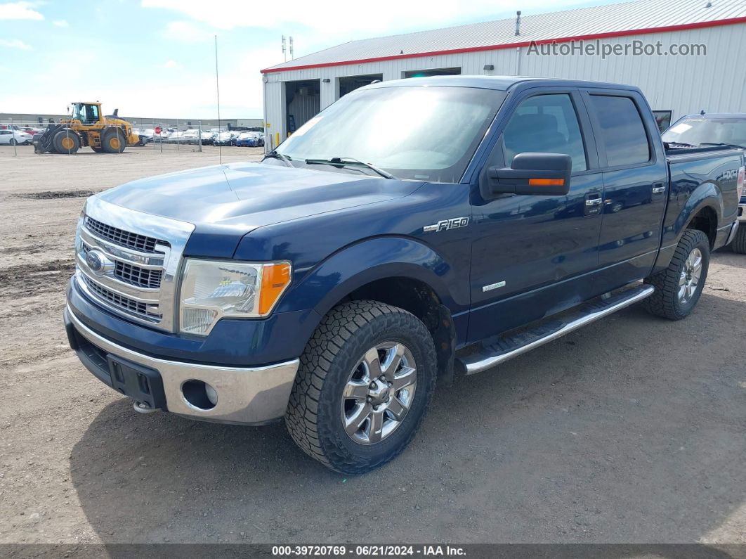 2014 Ford F-150 Xlt Blue vin: 1FTFW1ET7EFC94860