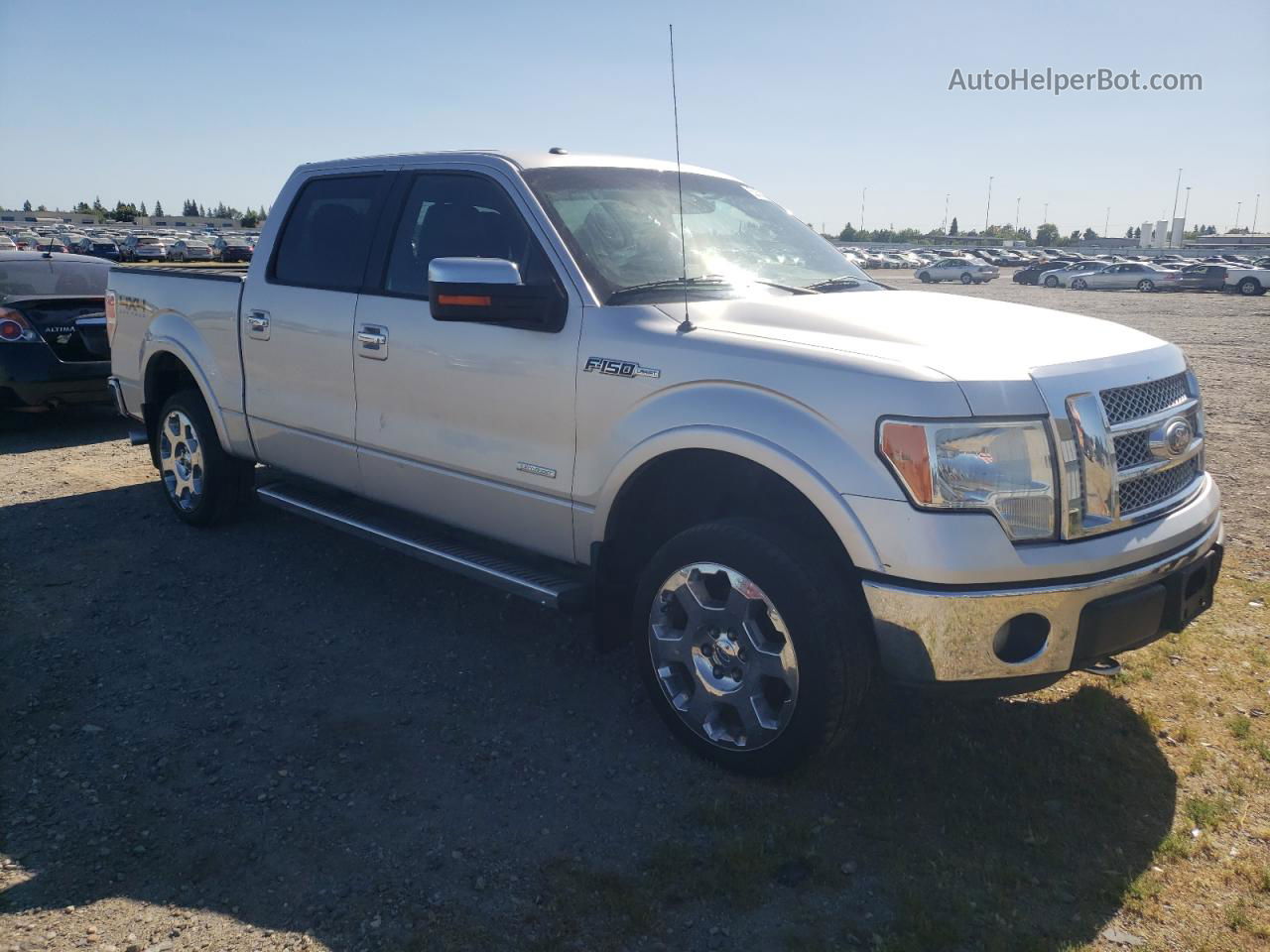 2011 Ford F150 Supercrew Silver vin: 1FTFW1ET8BFA65390