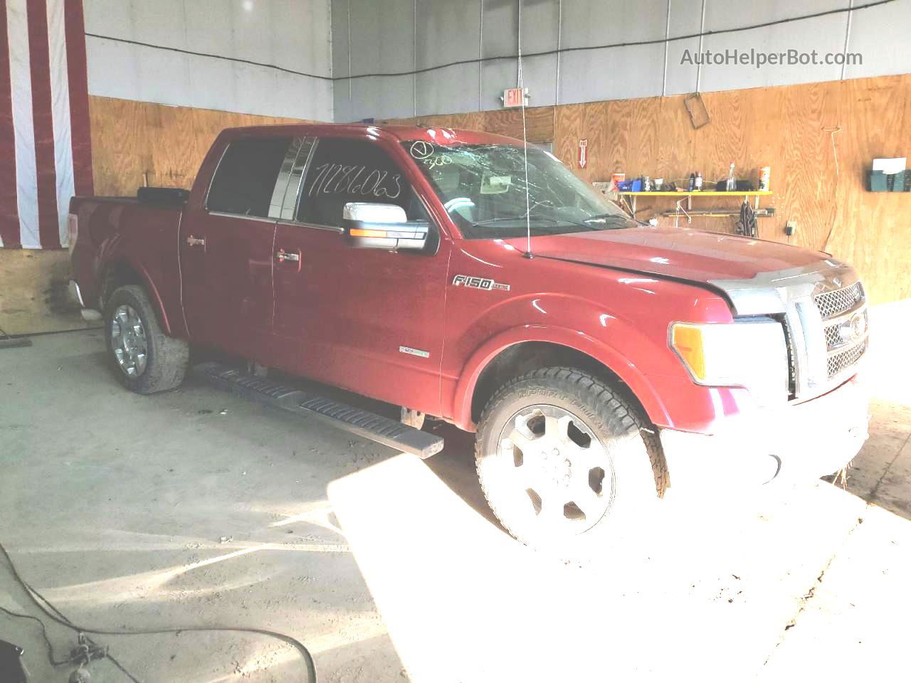 2011 Ford F150 Supercrew Красный vin: 1FTFW1ET8BFB34790