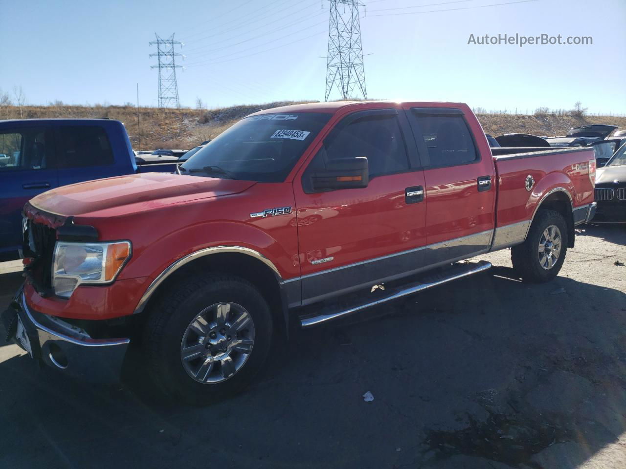 2011 Ford F150 Supercrew Red vin: 1FTFW1ET8BFC45145