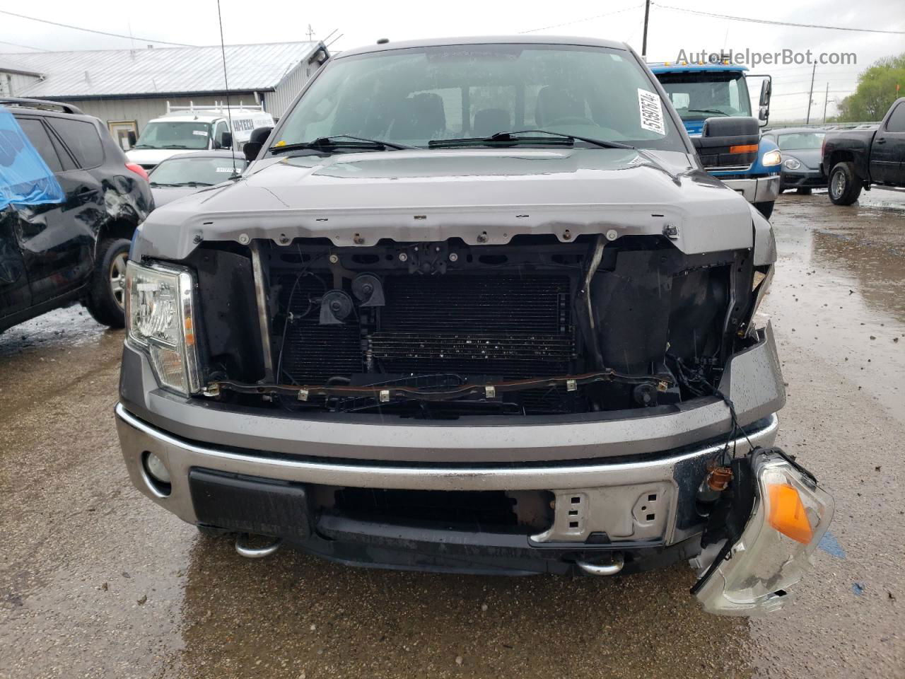 2011 Ford F150 Supercrew Gray vin: 1FTFW1ET8BFC87038