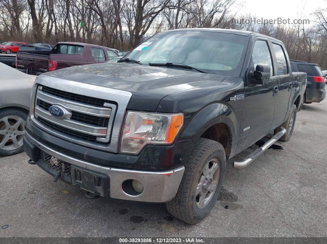 2014 Ford F-150 Xlt Black vin: 1FTFW1ET8EFA19904