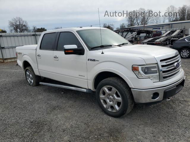 2014 Ford F150 Supercrew White vin: 1FTFW1ET8EFB25205