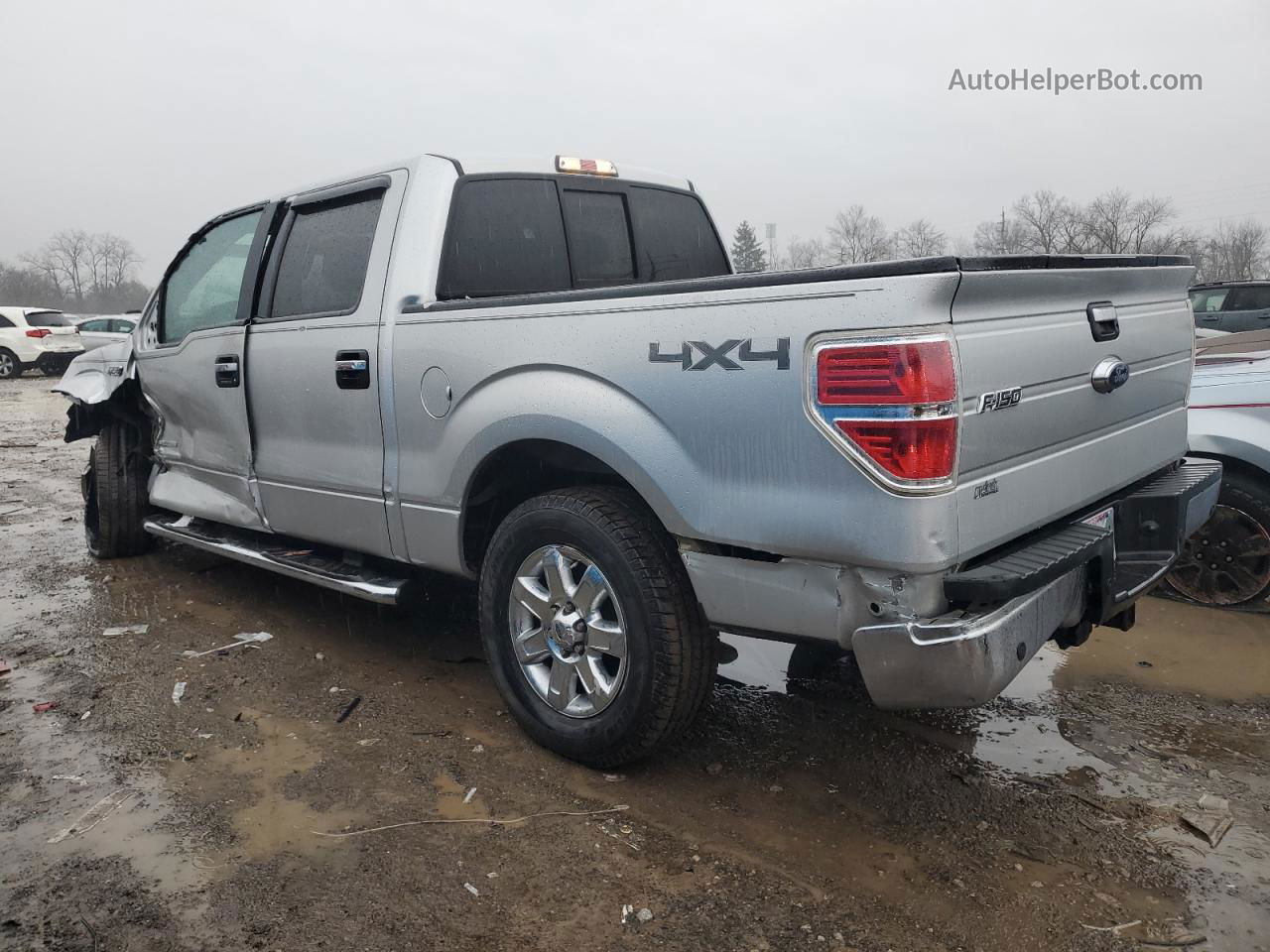 2014 Ford F150 Supercrew Silver vin: 1FTFW1ET8EFB59189