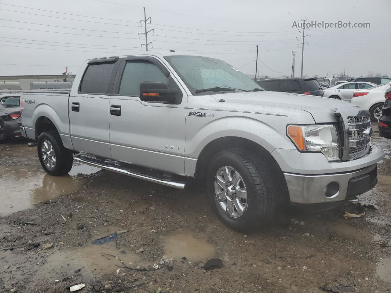 2014 Ford F150 Supercrew Серебряный vin: 1FTFW1ET8EFB59189