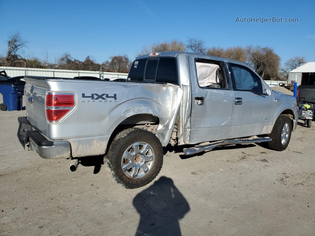 2014 Ford F150 Supercrew Silver vin: 1FTFW1ET8EFB84237