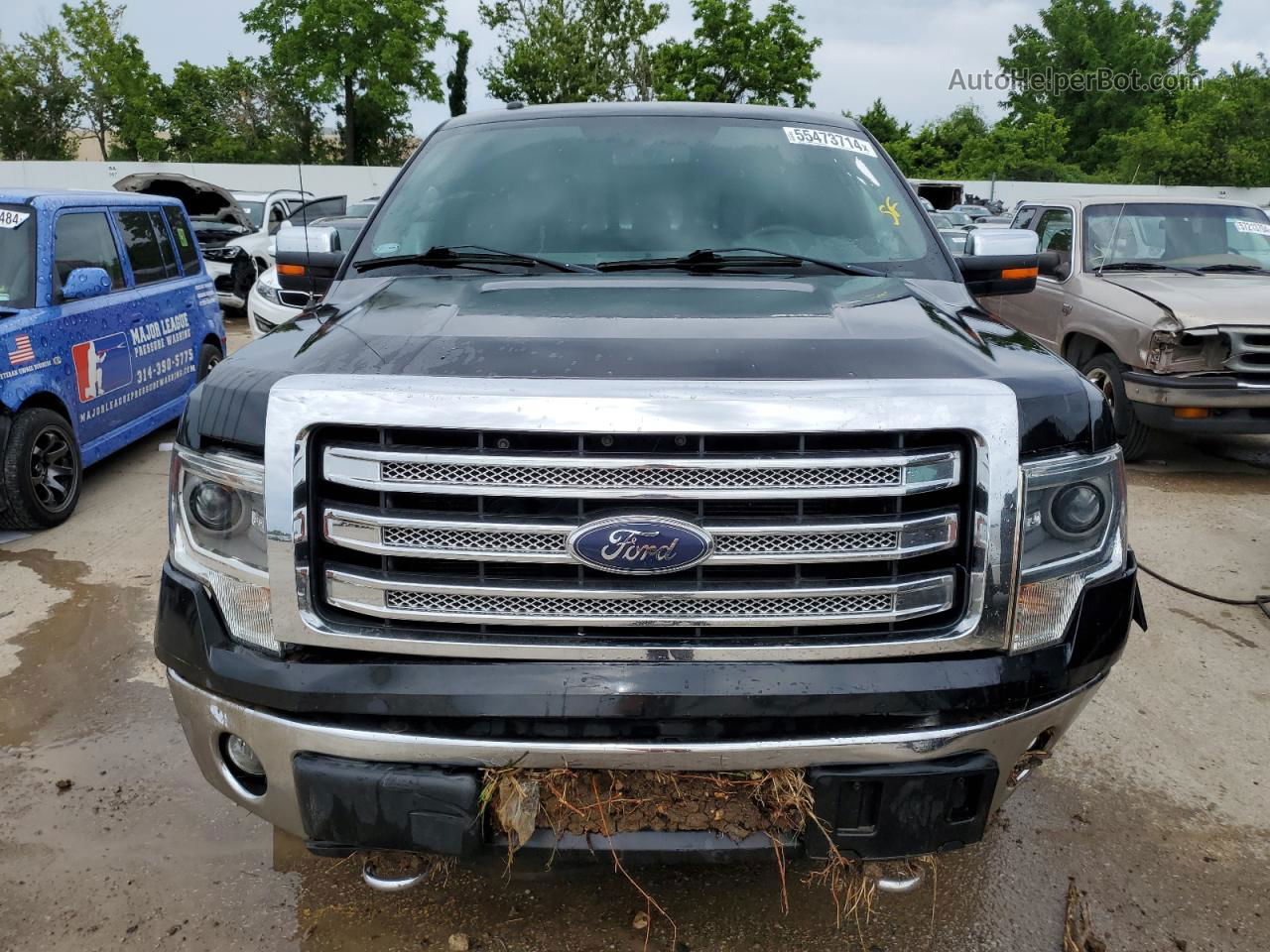 2014 Ford F150 Supercrew Black vin: 1FTFW1ET8EKE69849