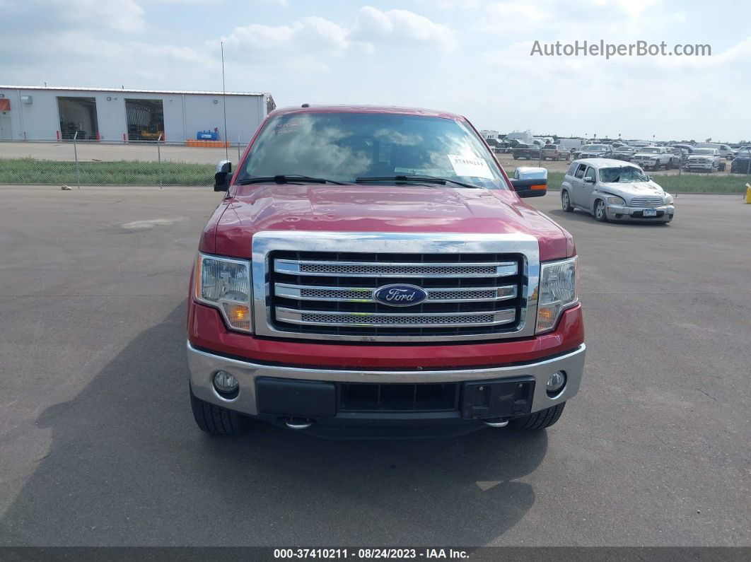 2014 Ford F-150 Lariat Красный vin: 1FTFW1ET8EKE91317