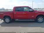 2014 Ford F-150 Lariat Красный vin: 1FTFW1ET8EKE91317