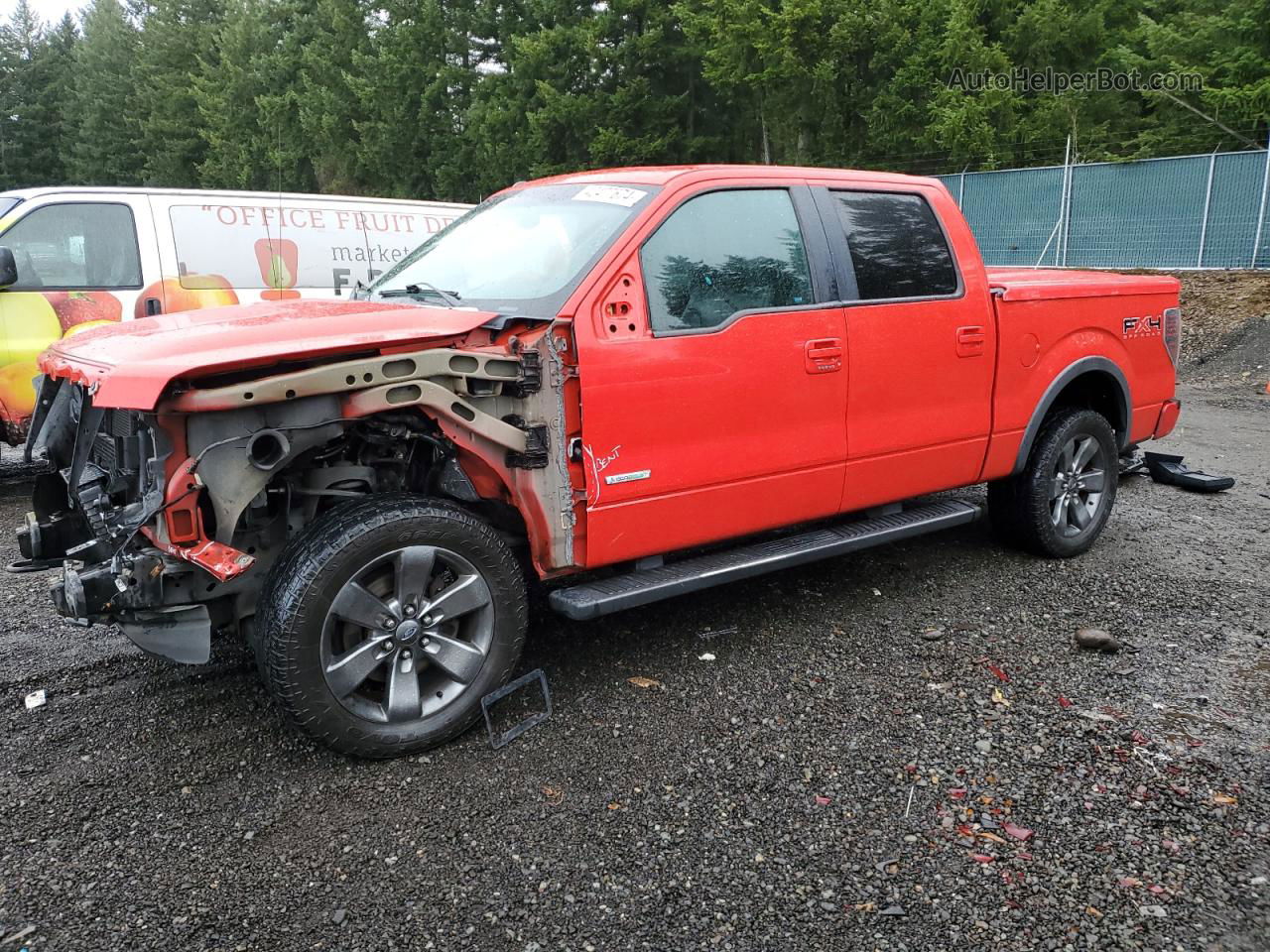 2011 Ford F150 Supercrew Red vin: 1FTFW1ET9BFA77788