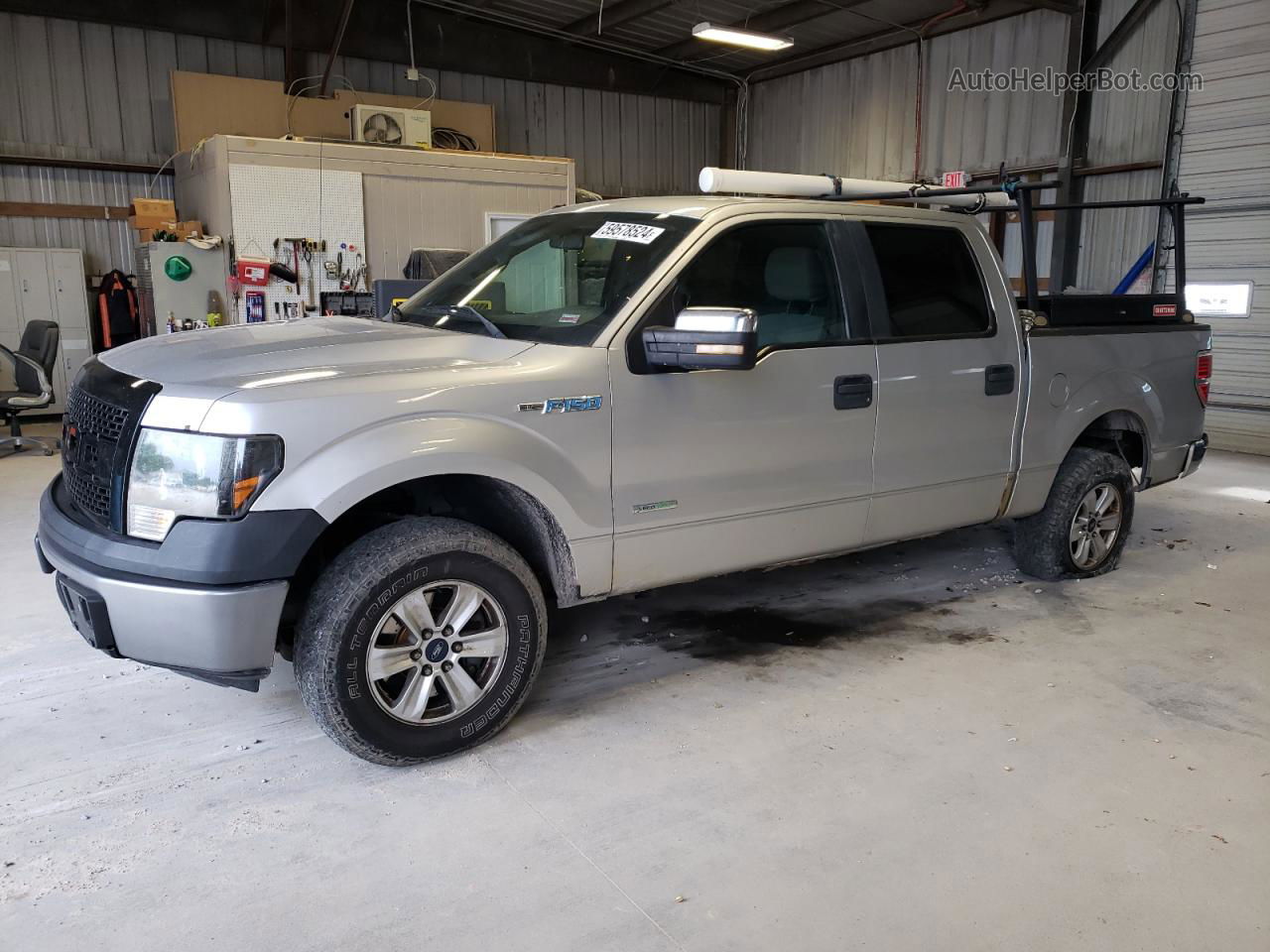 2011 Ford F150 Supercrew Silver vin: 1FTFW1ET9BFA80013