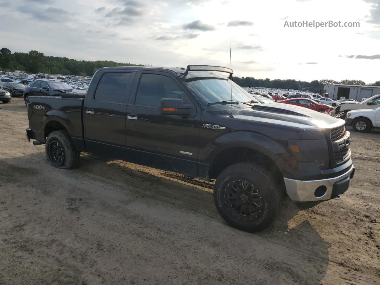 2011 Ford F150 Supercrew Черный vin: 1FTFW1ET9BFB42252