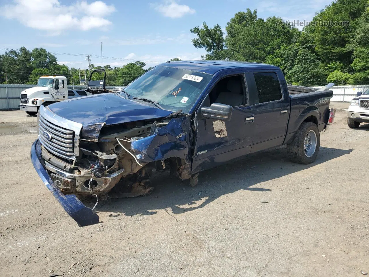 2011 Ford F150 Supercrew Blue vin: 1FTFW1ET9BFB83352