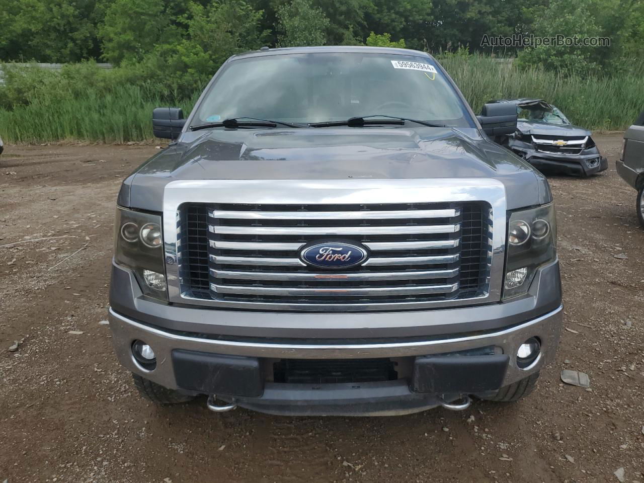 2011 Ford F150 Supercrew Gray vin: 1FTFW1ET9BFB97154