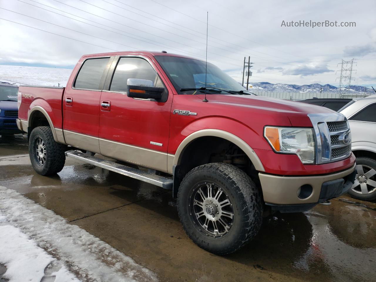 2011 Ford F150 Supercrew Красный vin: 1FTFW1ET9BFD12173