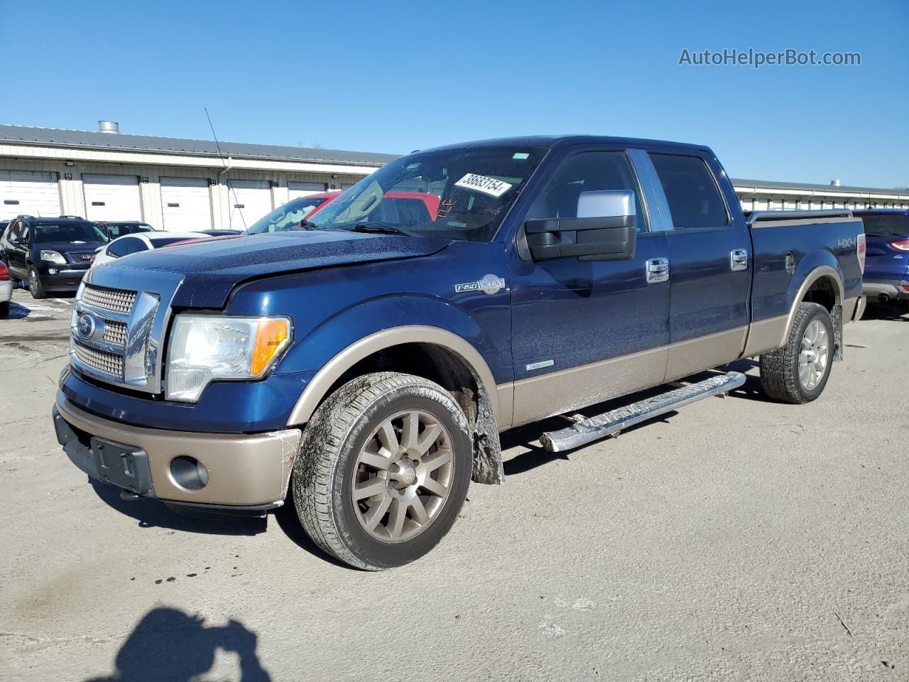 2011 Ford F150 Supercrew Синий vin: 1FTFW1ET9BKD33001