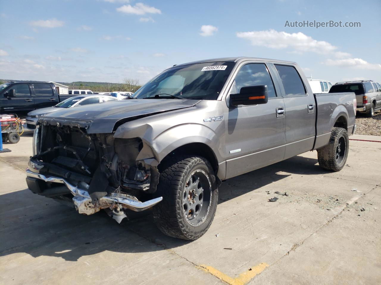 2011 Ford F150 Supercrew Gray vin: 1FTFW1ET9BKD85938