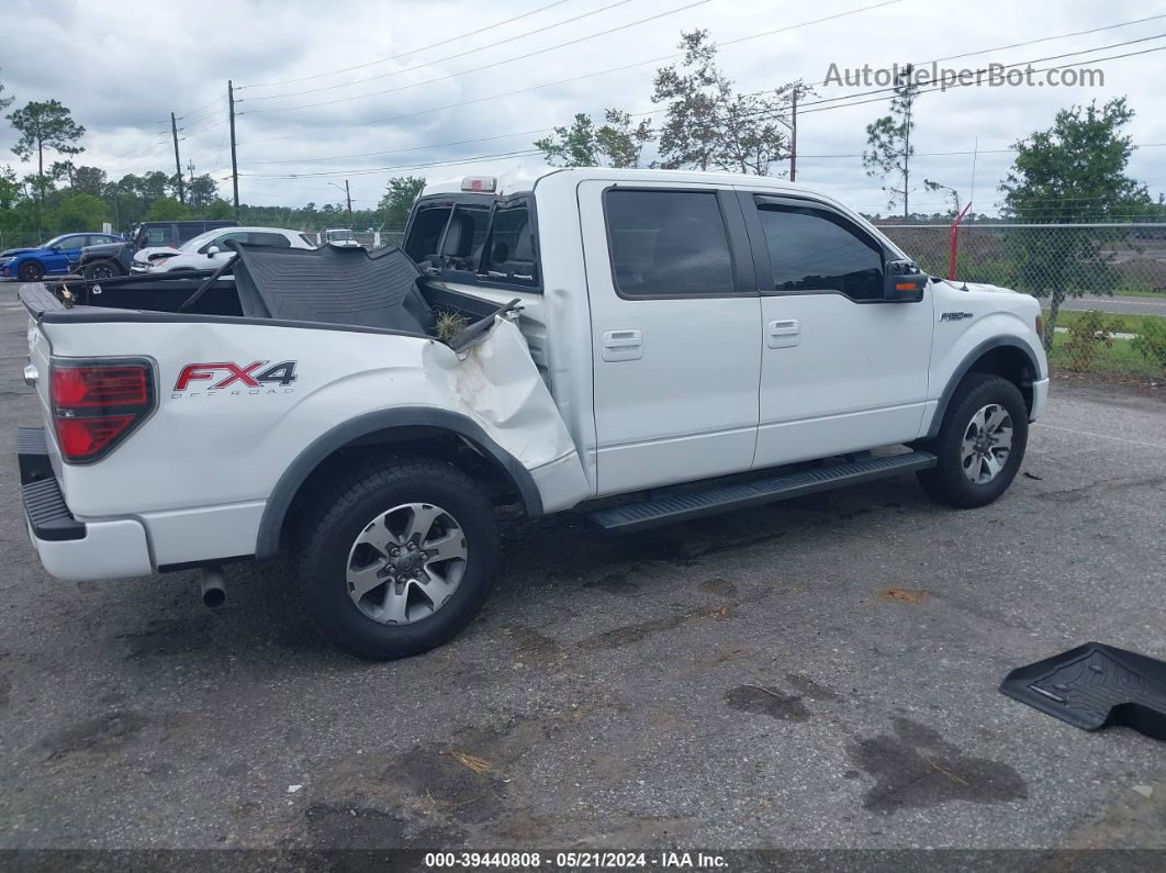 2014 Ford F-150 Fx4 White vin: 1FTFW1ET9EFB94646