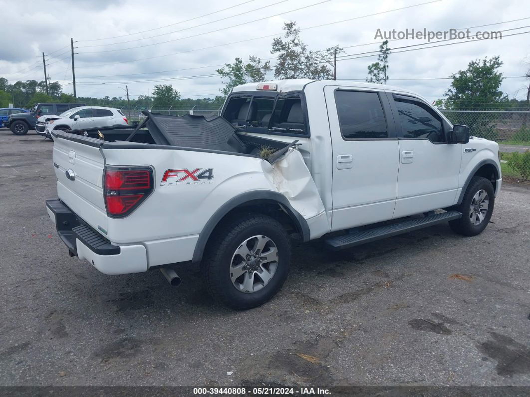 2014 Ford F-150 Fx4 White vin: 1FTFW1ET9EFB94646