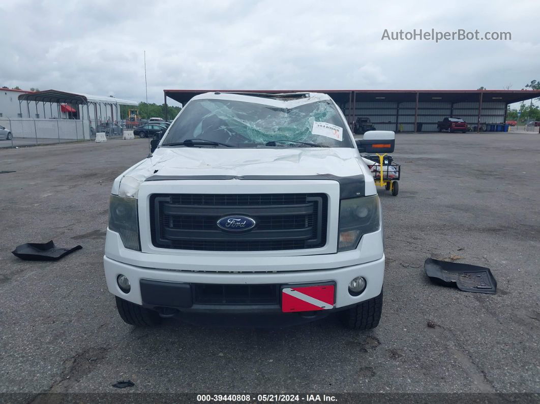 2014 Ford F-150 Fx4 White vin: 1FTFW1ET9EFB94646