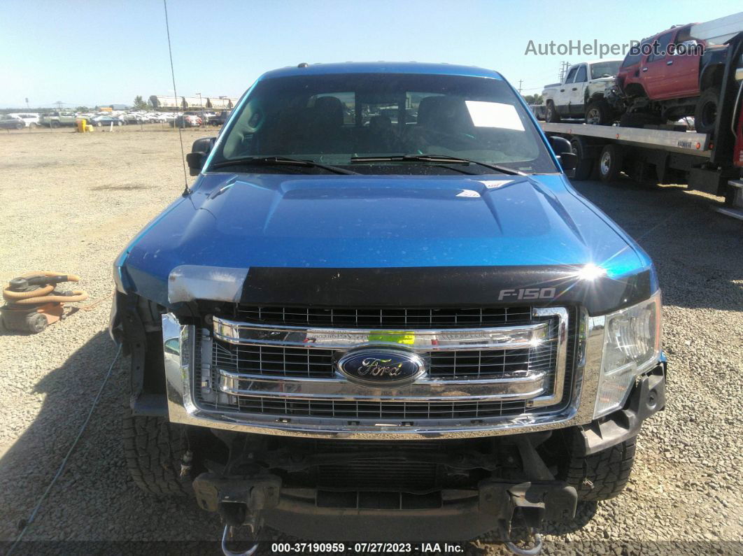 2014 Ford F-150 Xl/xlt/fx4/lariat Blue vin: 1FTFW1ET9EFC34787