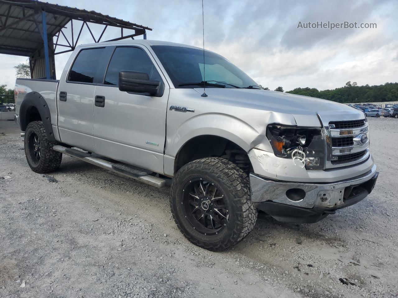 2014 Ford F150 Supercrew Серебряный vin: 1FTFW1ET9EKE24368