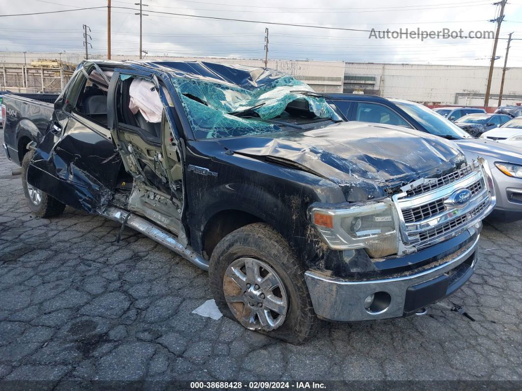 2014 Ford F-150 Xlt Black vin: 1FTFW1ET9EKF26950