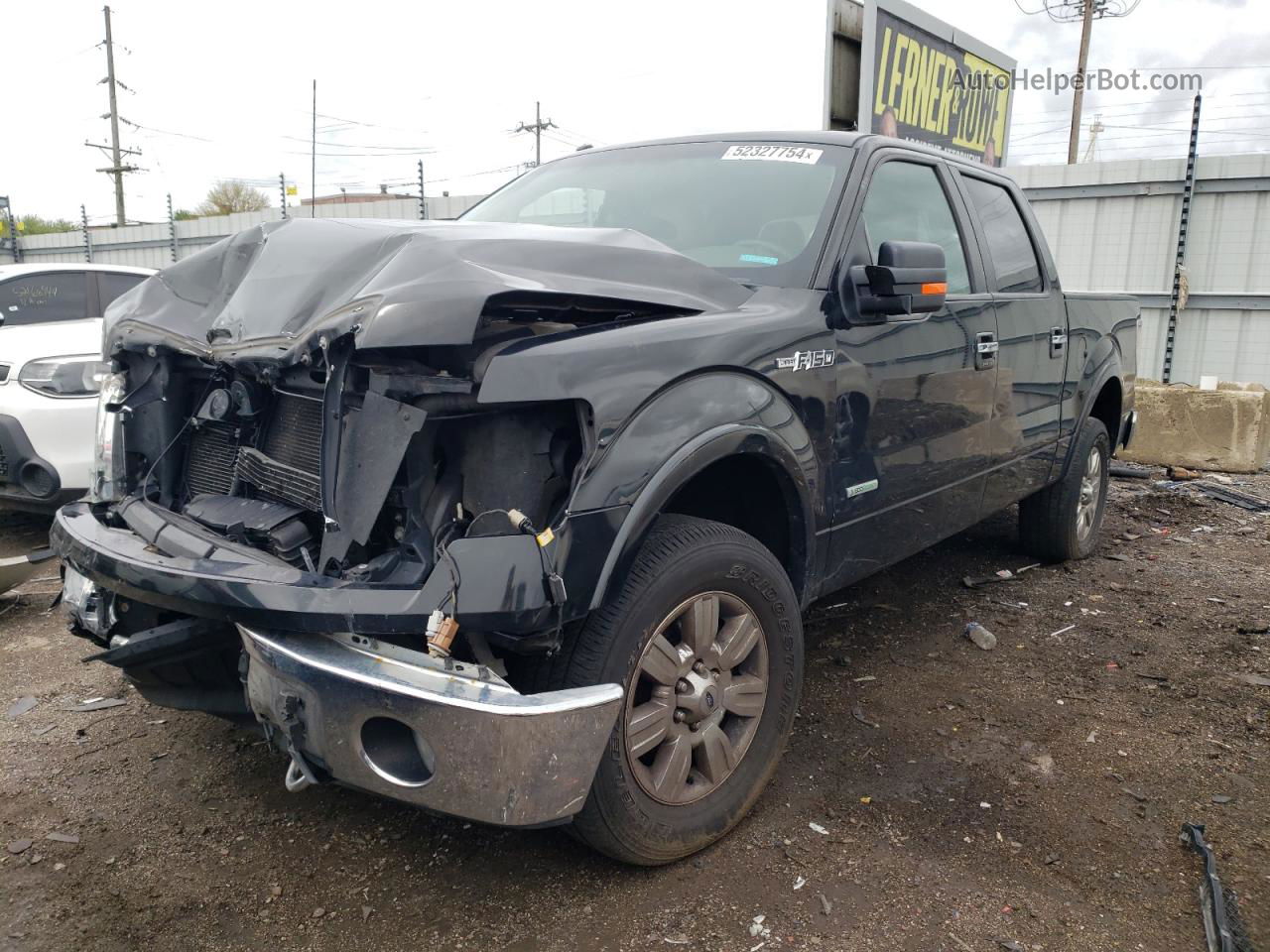 2011 Ford F150 Supercrew Black vin: 1FTFW1ETXBFB20647