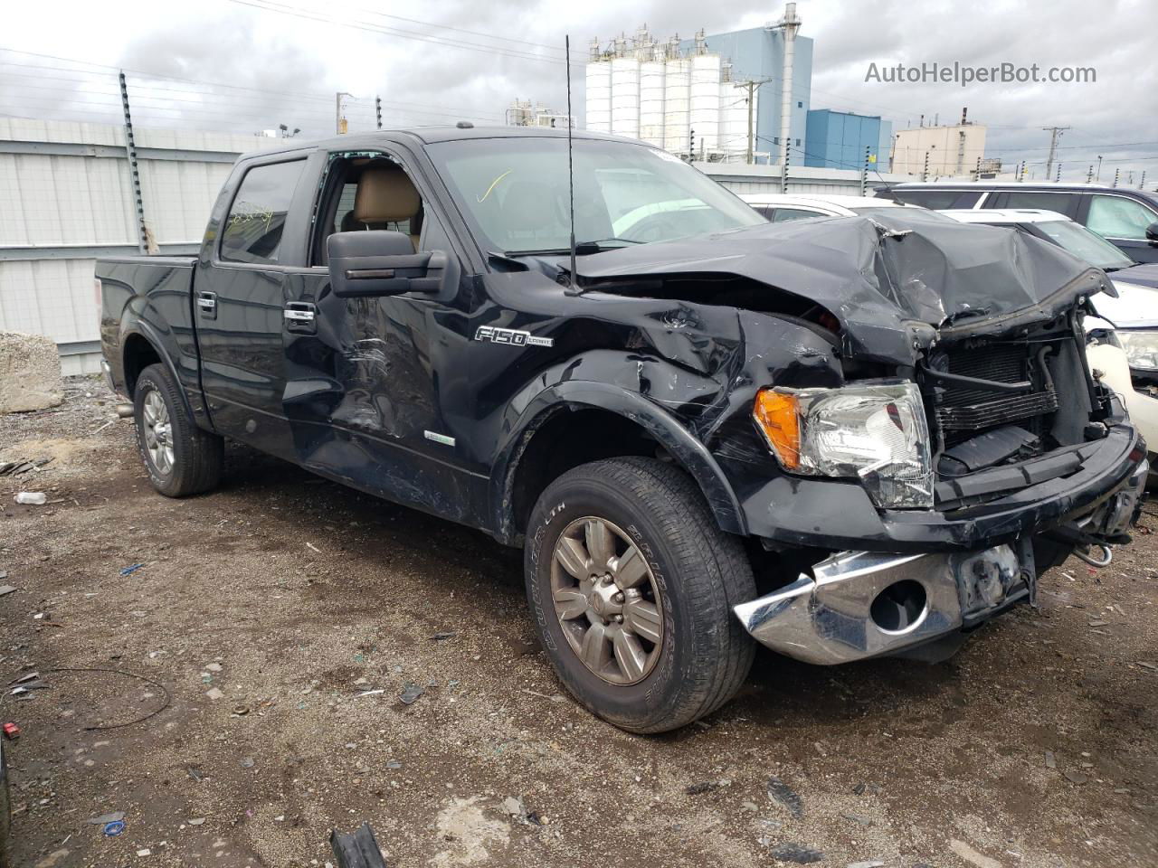 2011 Ford F150 Supercrew Black vin: 1FTFW1ETXBFB20647