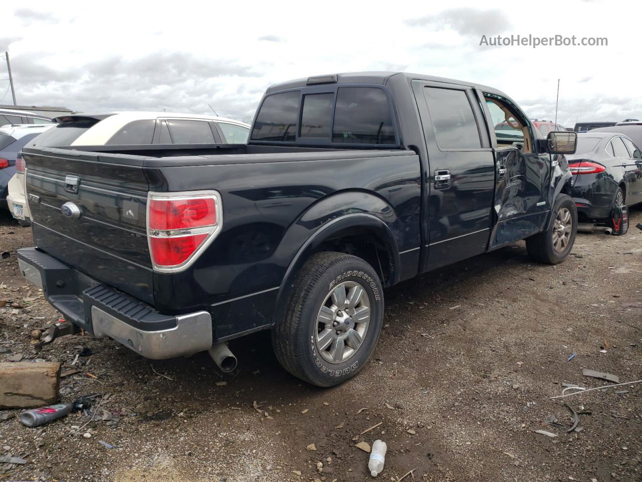 2011 Ford F150 Supercrew Черный vin: 1FTFW1ETXBFB20647