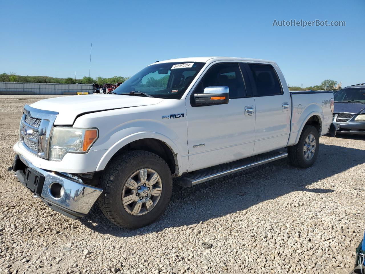 2011 Ford F150 Supercrew Белый vin: 1FTFW1ETXBFB70707