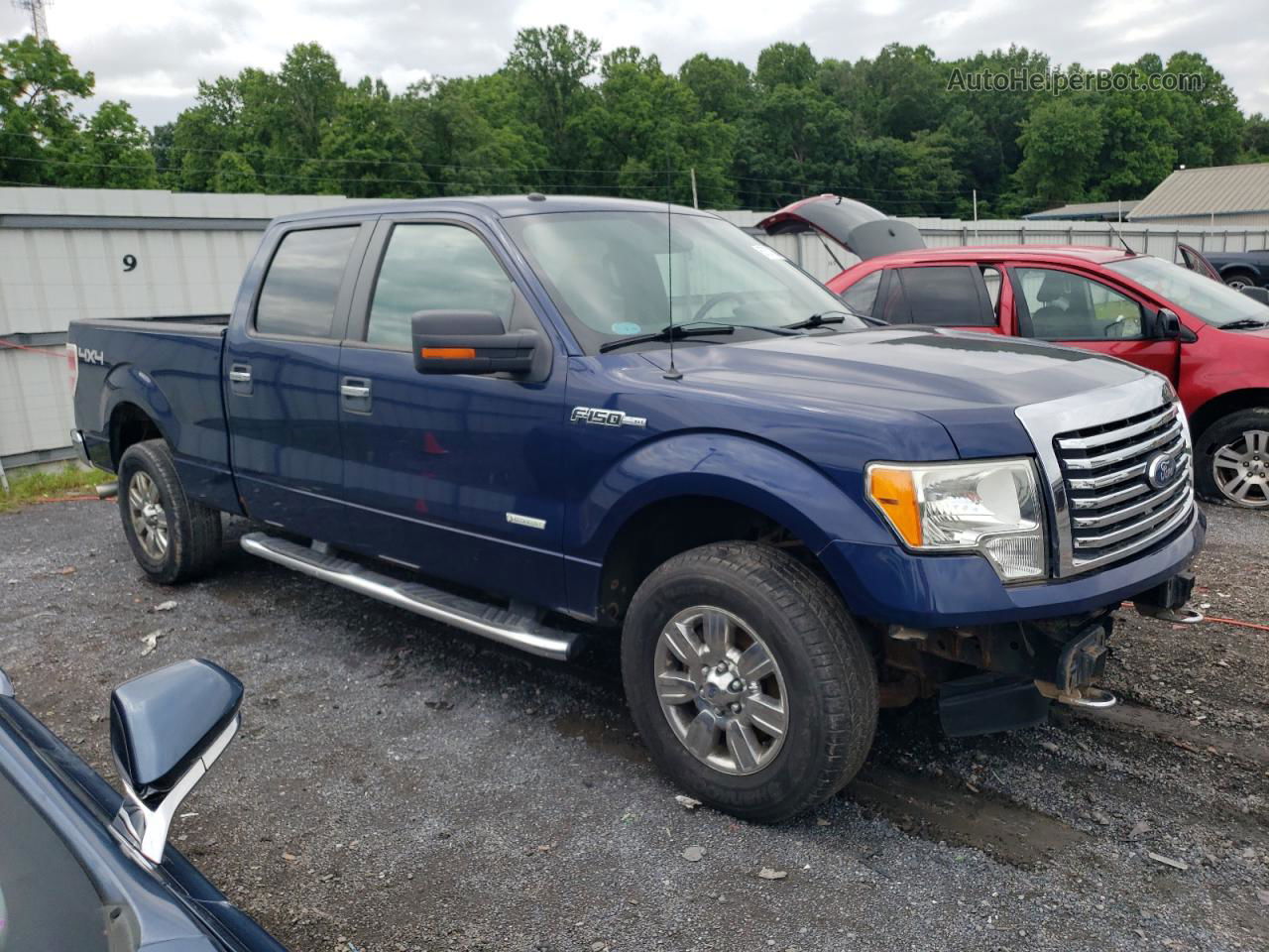 2011 Ford F150 Supercrew Blue vin: 1FTFW1ETXBFB82842