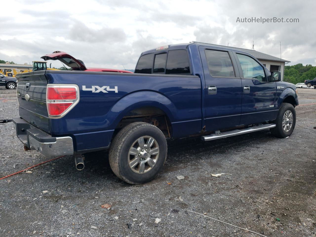 2011 Ford F150 Supercrew Blue vin: 1FTFW1ETXBFB82842