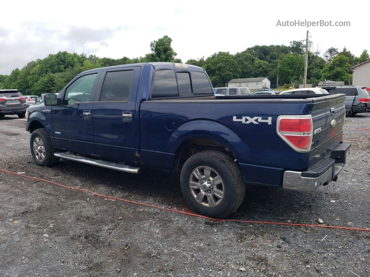 2011 Ford F150 Supercrew Blue vin: 1FTFW1ETXBFB82842