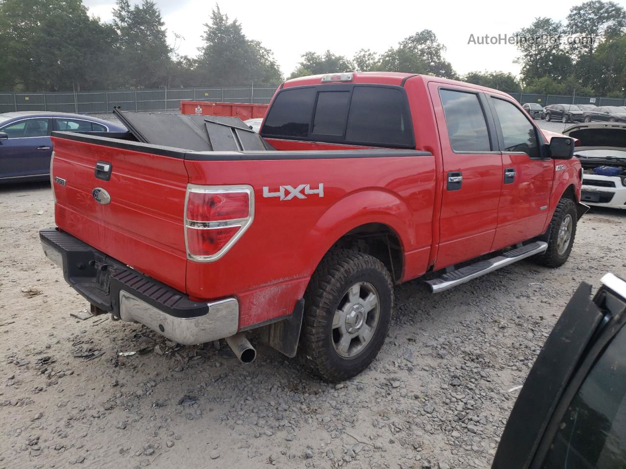 2011 Ford F150 Supercrew Red vin: 1FTFW1ETXBFC47849