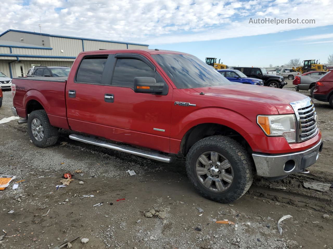 2011 Ford F150 Supercrew Red vin: 1FTFW1ETXBFC60729