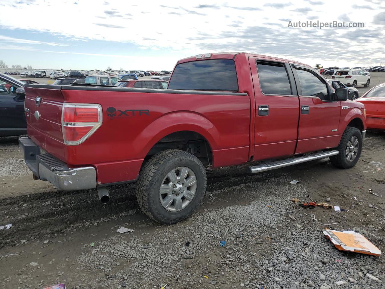 2011 Ford F150 Supercrew Red vin: 1FTFW1ETXBFC60729