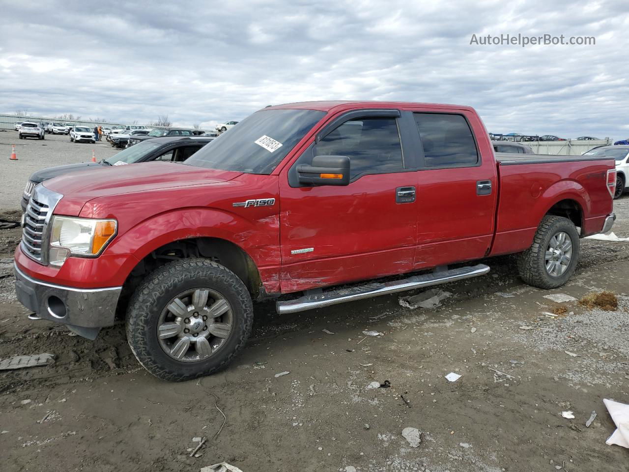 2011 Ford F150 Supercrew Red vin: 1FTFW1ETXBFC60729