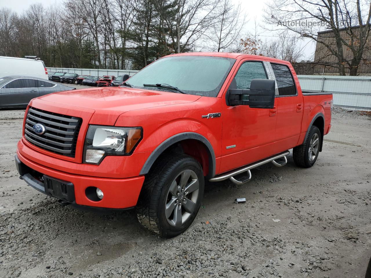 2011 Ford F150 Supercrew Red vin: 1FTFW1ETXBFC61900