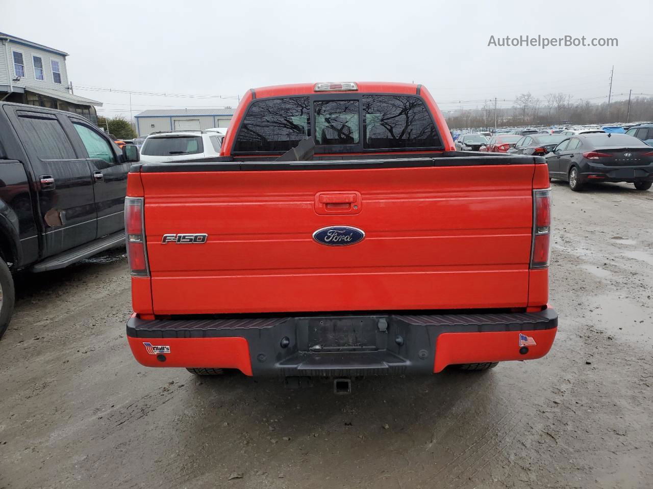 2011 Ford F150 Supercrew Red vin: 1FTFW1ETXBFC61900