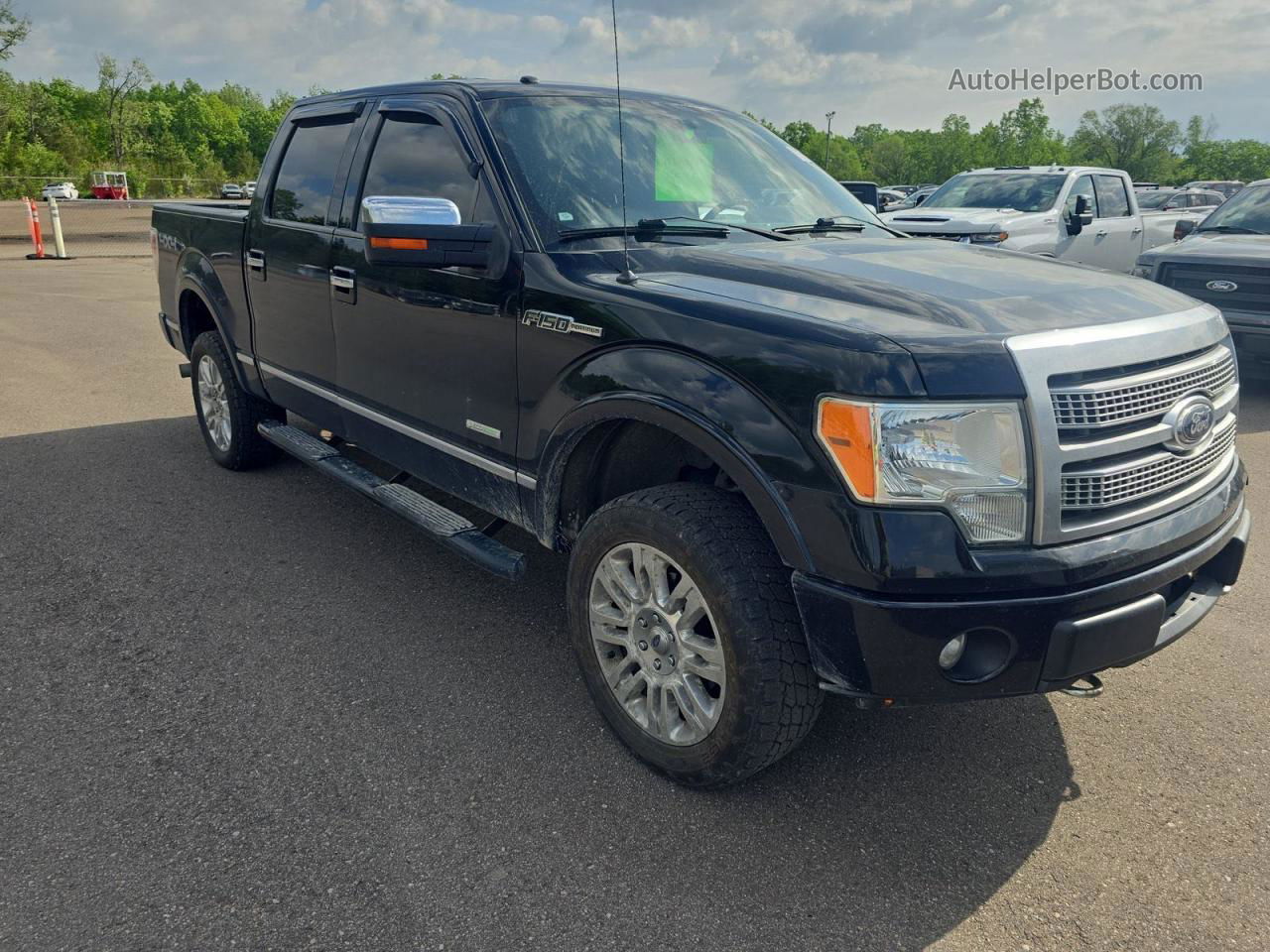 2011 Ford F150 Supercrew Black vin: 1FTFW1ETXBFC89163