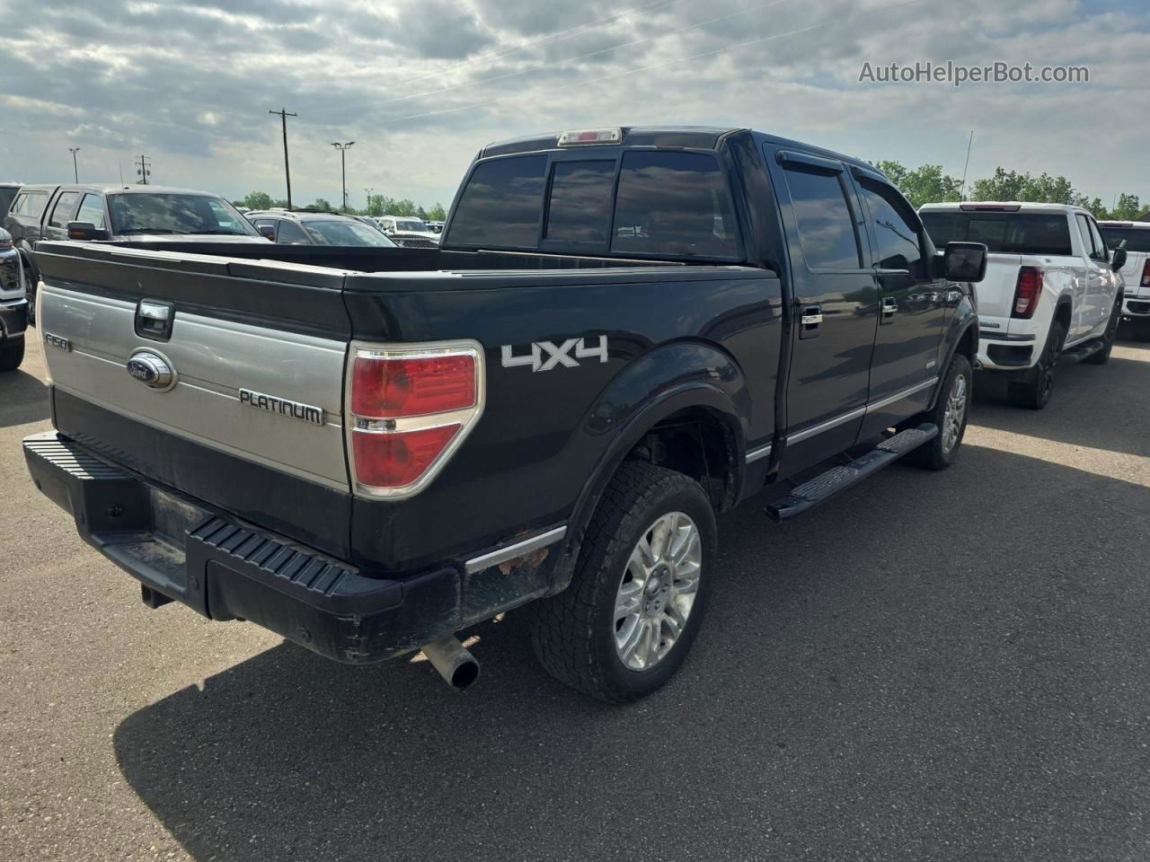 2011 Ford F150 Supercrew Black vin: 1FTFW1ETXBFC89163