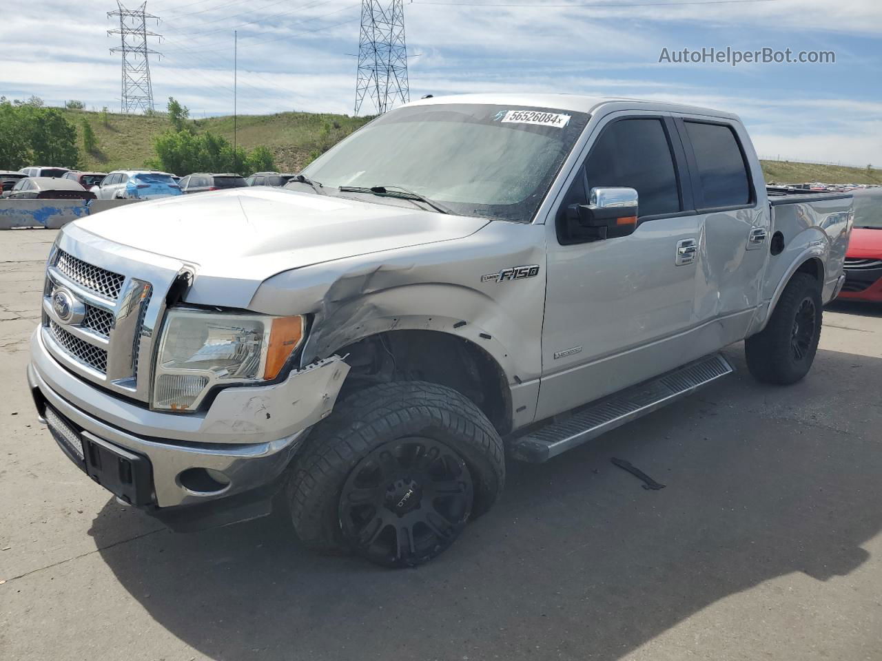 2011 Ford F150 Supercrew Silver vin: 1FTFW1ETXBKD97144