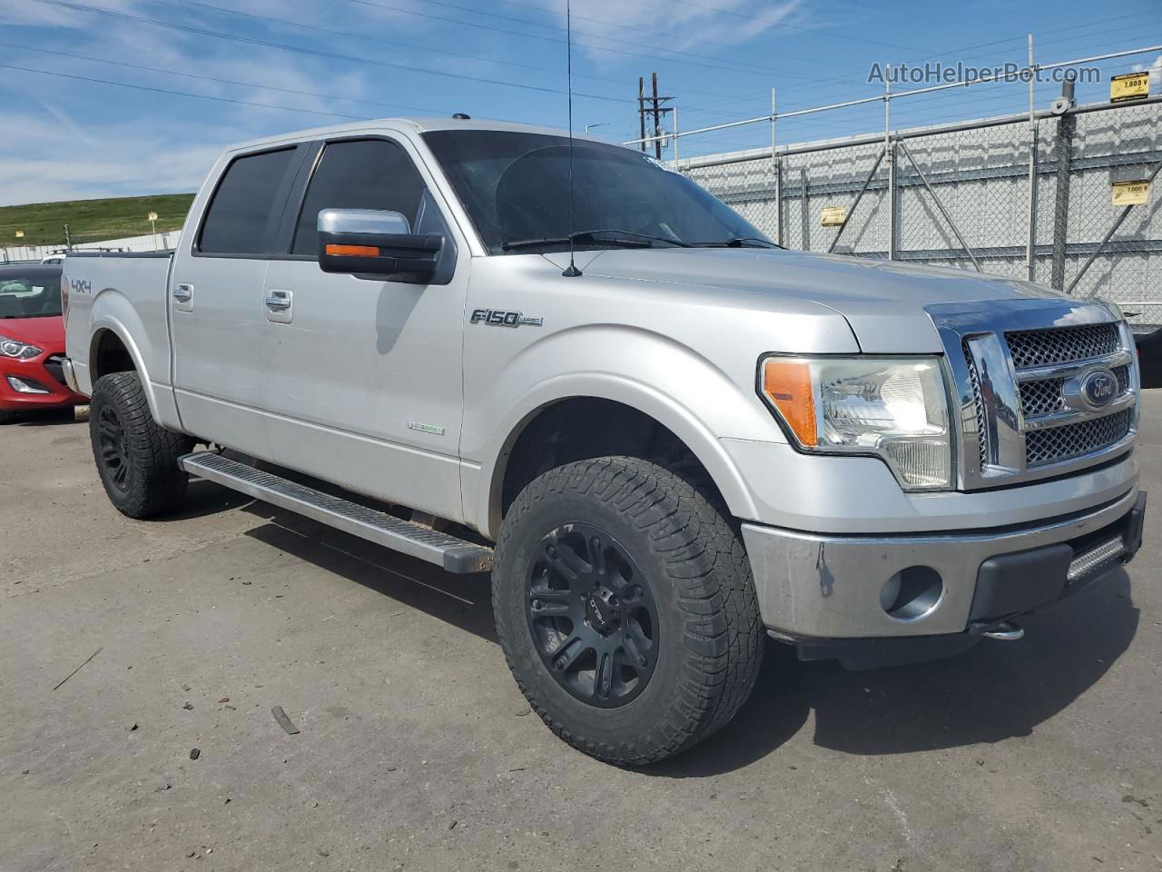 2011 Ford F150 Supercrew Silver vin: 1FTFW1ETXBKD97144