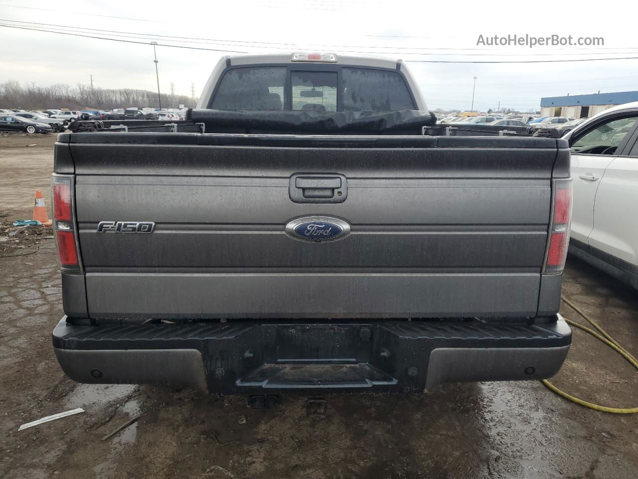 2014 Ford F150 Supercrew Gray vin: 1FTFW1ETXEFA33125