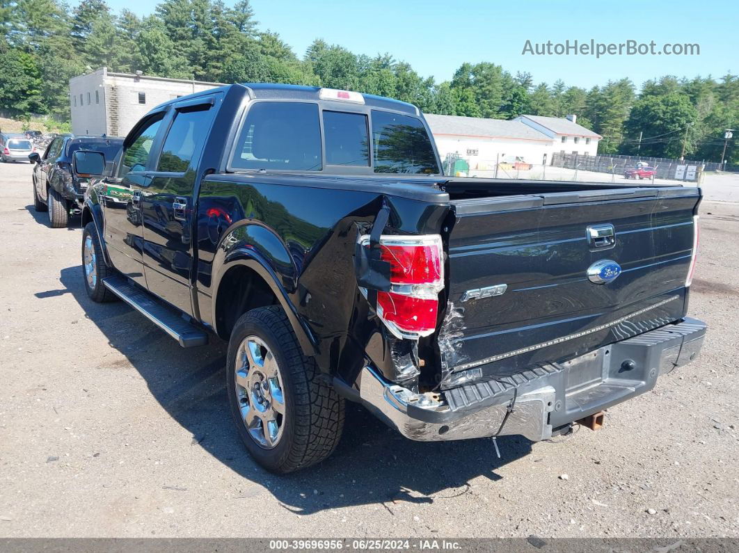 2014 Ford F-150 Lariat Black vin: 1FTFW1ETXEFA74354